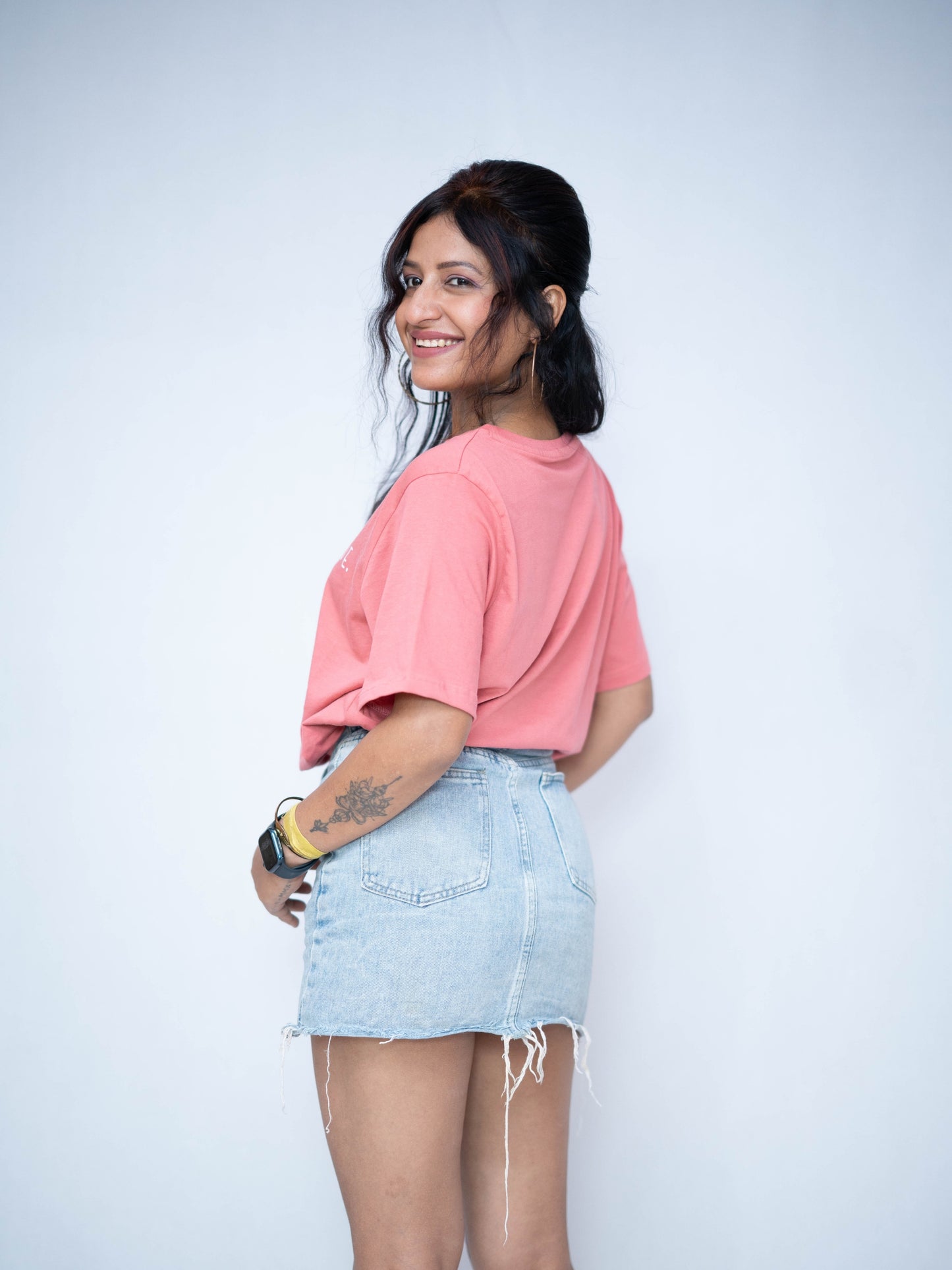 Peachy Pink Casual Tee