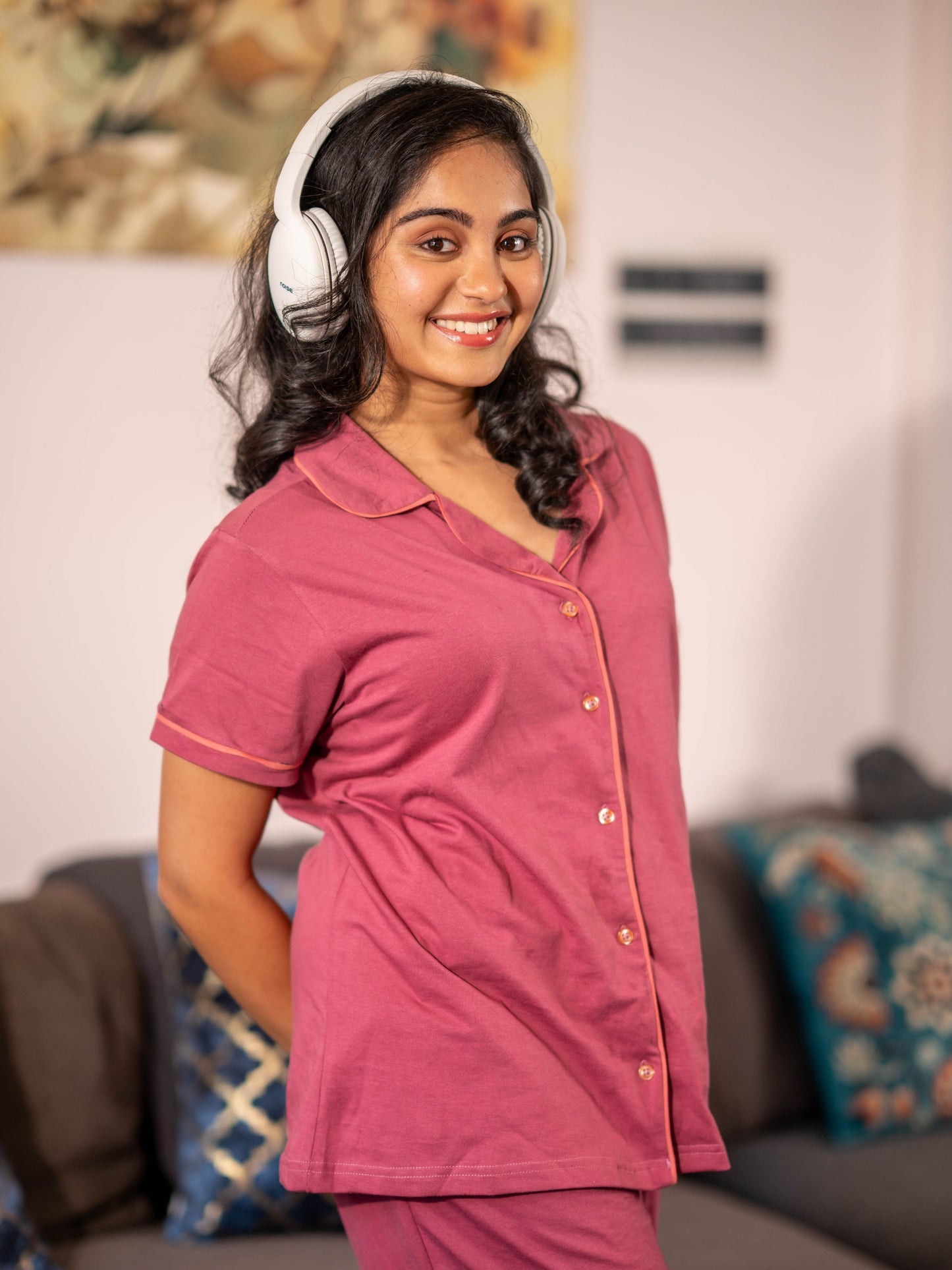 Mauve Beauty Pyjama Set